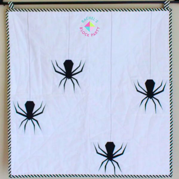 Sneaky Spiders Mini Quilt Pattern - etsy