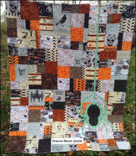Spider Applique - free quilt pattern