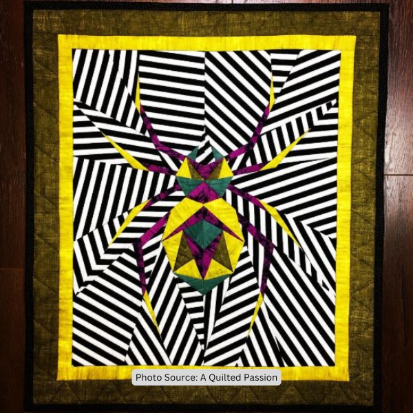 Spider Quilt Idea from A Quilted Passion