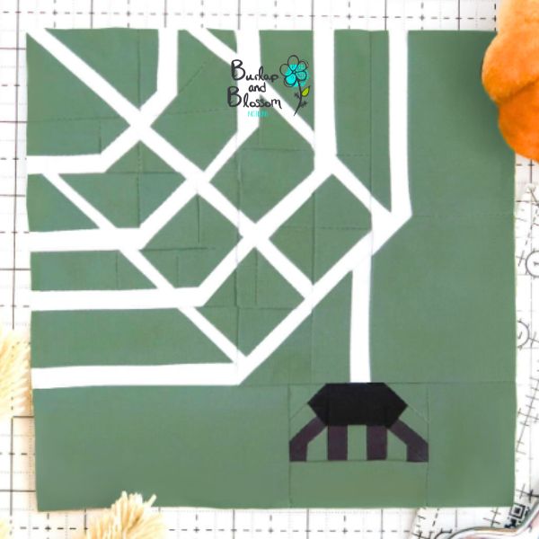 Spider Quilt Idea from Burlap and Blossom Patterns