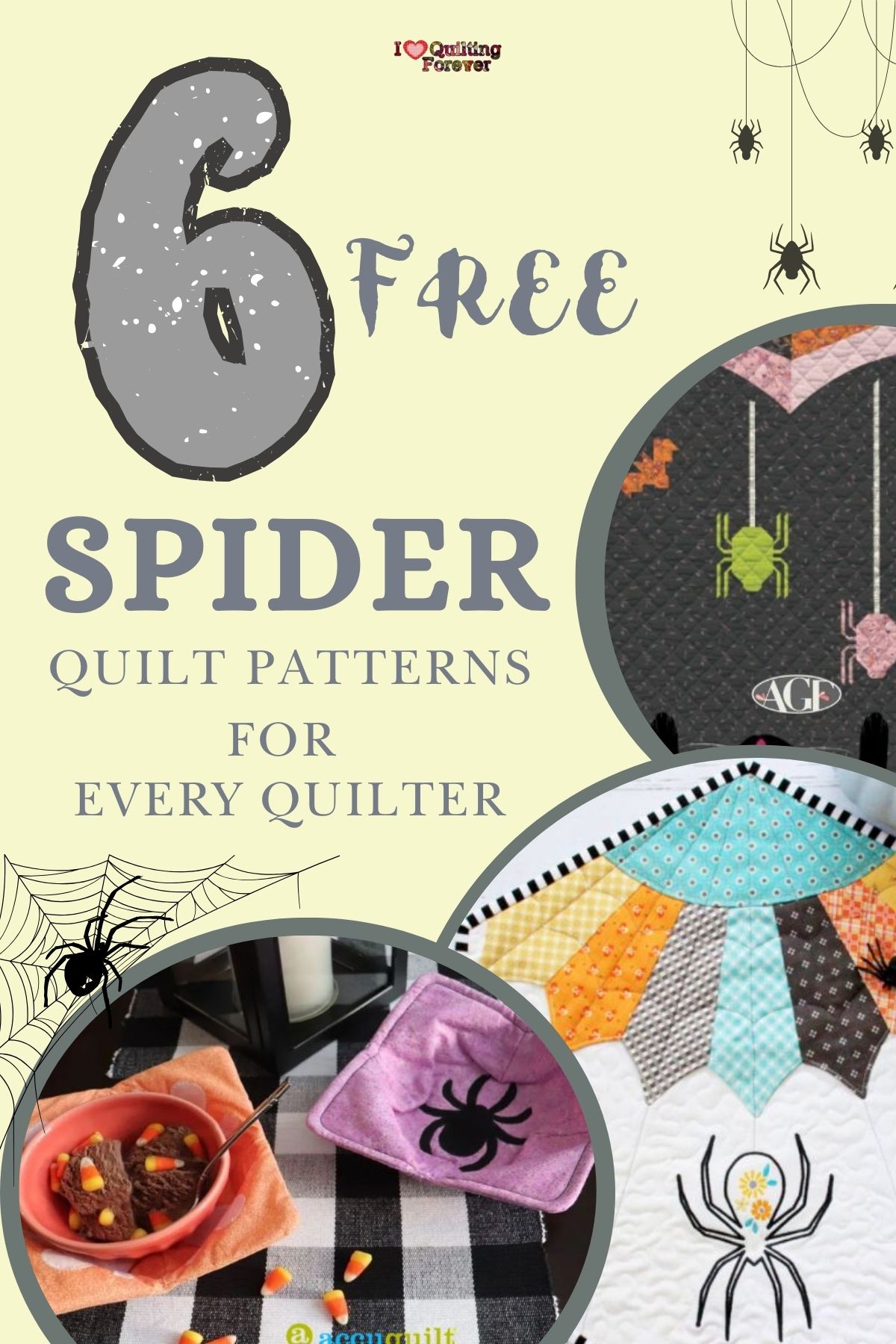 Spider Thread Pattern Top 6 Free Spider Quilt Patterns (+10 Bonus Patterns For Sale) - I Love ...