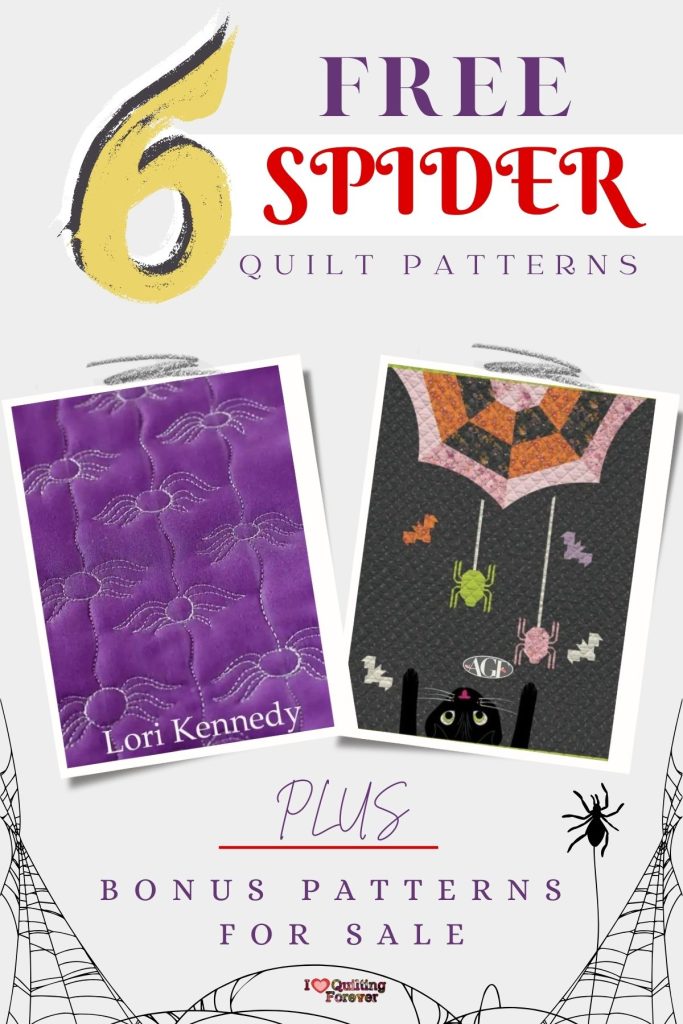 Spider Quilt Patterns Roundup 2 ILQF Pinterest