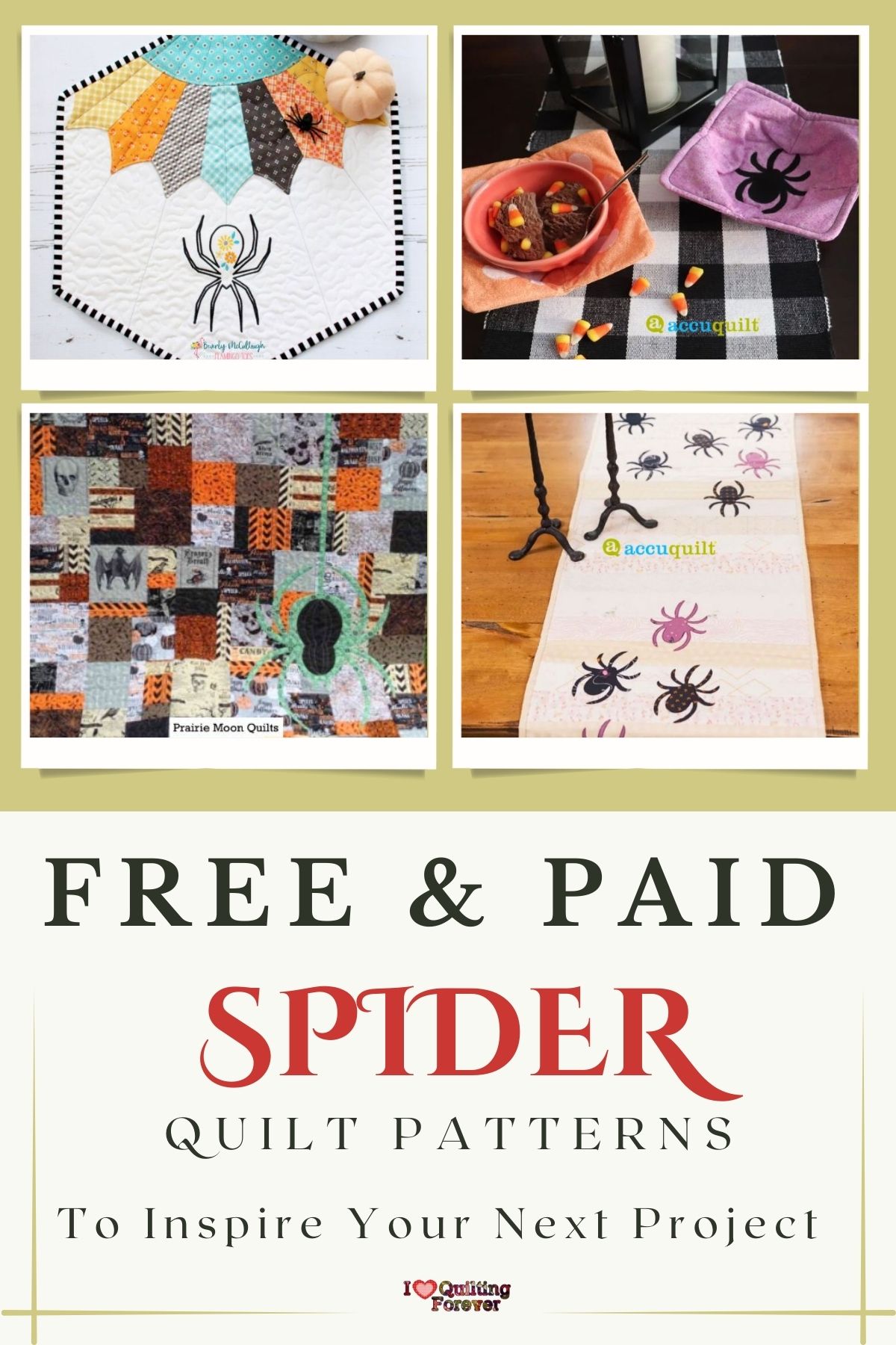 Top 6 Free Spider Quilt Patterns (+10 Bonus Patterns For Sale) - I Love ...