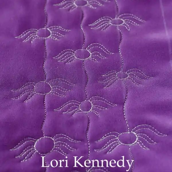 Spooky Spider Free Motion - free quilt pattern