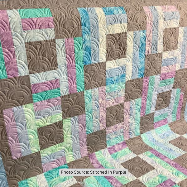 Town Square Quilt Idea from Stitched In Purple