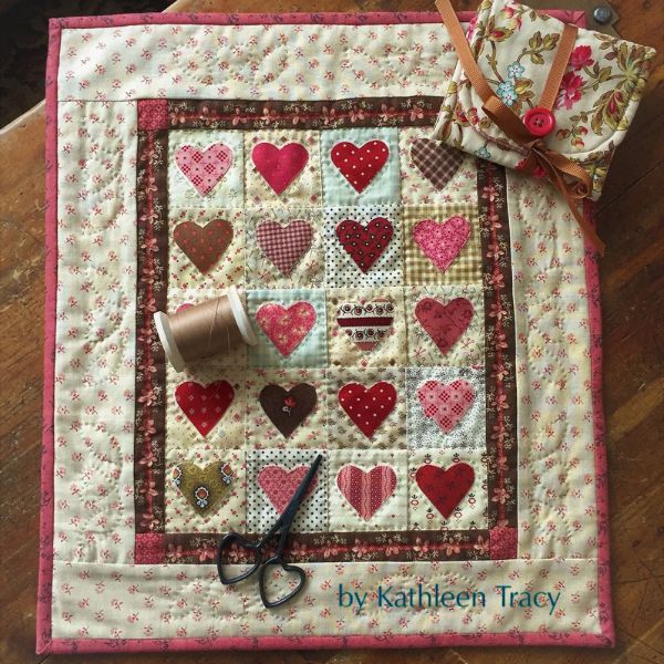 Vintage Valentine Sweethearts Quilt Pattern - etsy