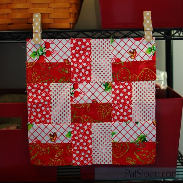 Zig Zag Cobble Stones Block - free quilt pattern