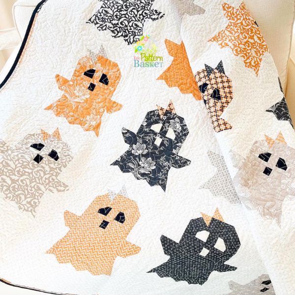 Boo! Ghost Quilt Pattern - etsy