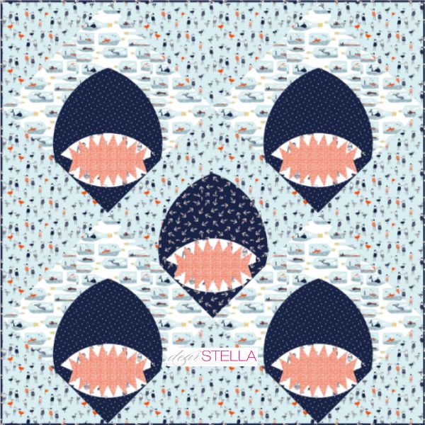 Chomp! - free quilt pattern