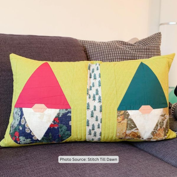 Christmas Pillow Quilt Idea from Stitch Till Dawn