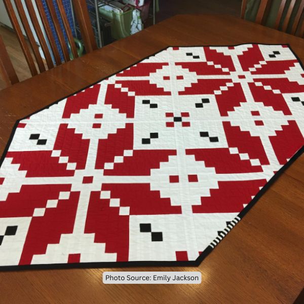 Christmas Star Quilt Idea from Emily Jackson