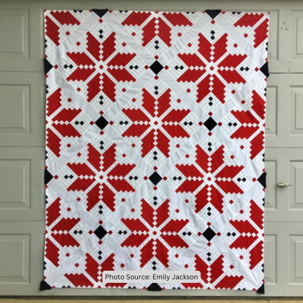 Christmas Star Quilt Idea from Emily Jackson