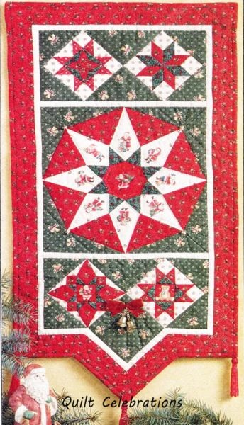 Christmas Stars Banner Quilt Pattern - etsy