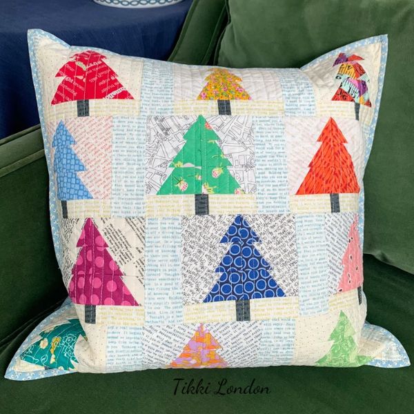 Christmas Trees Pillow Quilt Pattern - etsy