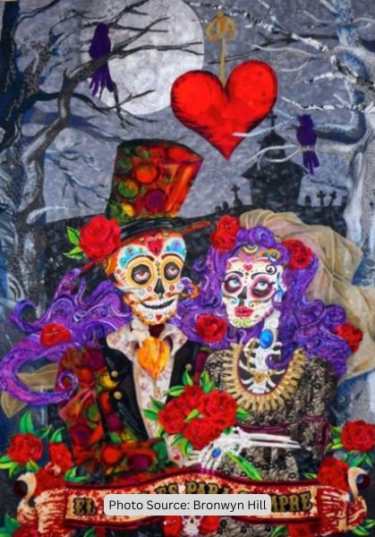 Day of the Dead Quilt Ideas from Bronwyn Hill