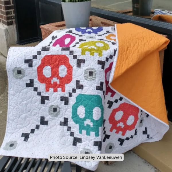 Day of the Dead Quilt Ideas from Lindsey VanLeeuwen