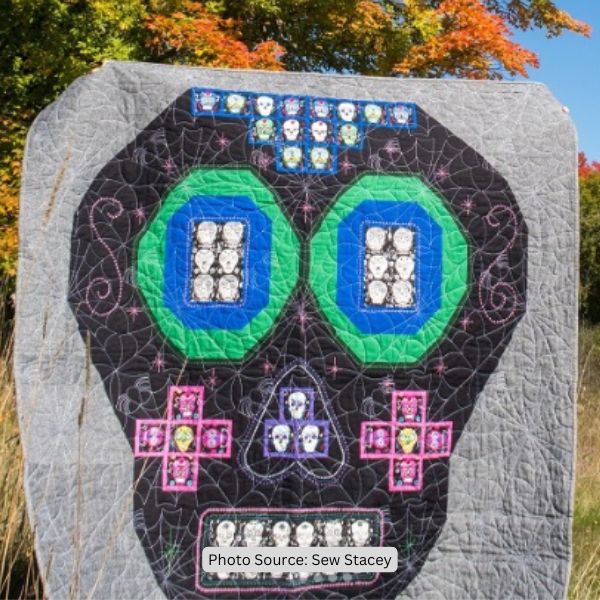 Day of the Dead Quilt Ideas from Sew Stacey