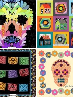 Day of the Dead Quilt Patterns Roundup Featured Cover