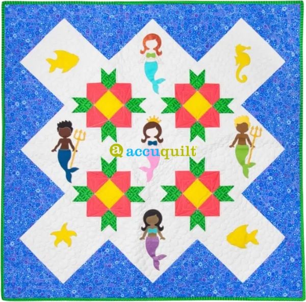 GO! Saltwater Palace Wall Hanging - free quilt pattern
