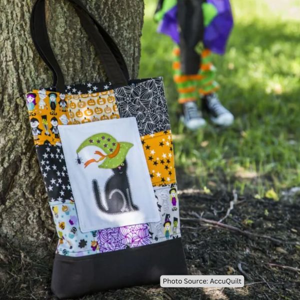 GO! Witchy Cat Treat Sack Quilt Pattern