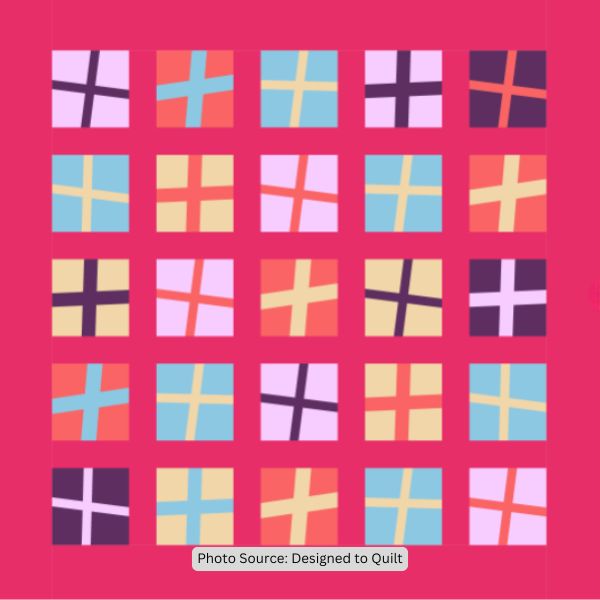 Gift Wrap Quilt Idea from Designed to Quilt2