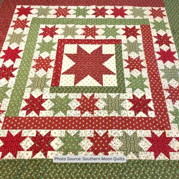 Heritage Christmas Stars Quilt Pattern - etsy