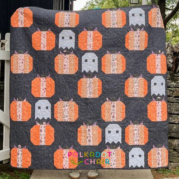 Pumpkin Patch Ghosts Quilt Pattern - etsy