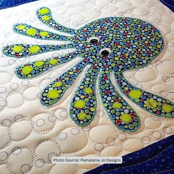 Sea Animal Quilt Idea from Pamalama Jo Designs