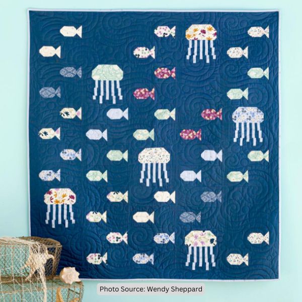 Sea Animal Quilt Idea from Wendy Sheppard