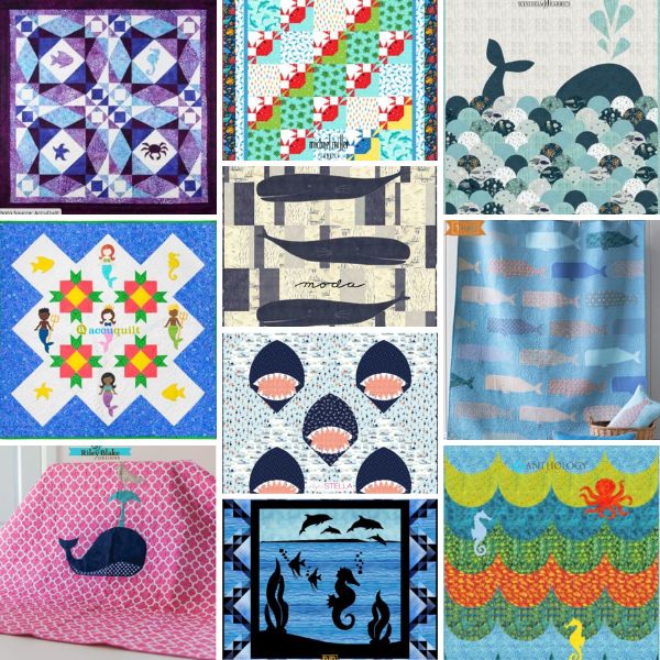 Sea Animal Quilt Patterns Roundup Featured Cover
