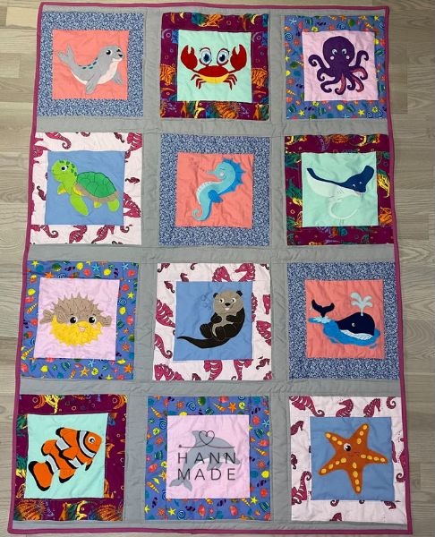Sea Life Quilt Pattern - etsy