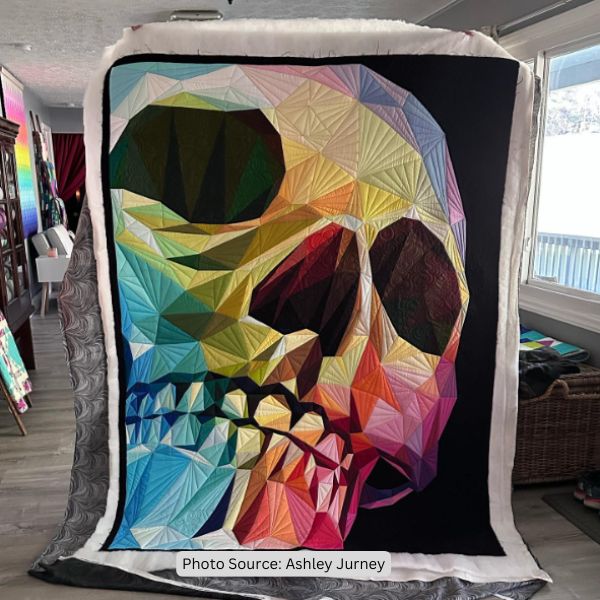 Skull Quilt Idea from Ashley Jurney