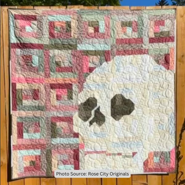 Skull Quilt Idea from Rose City Originals