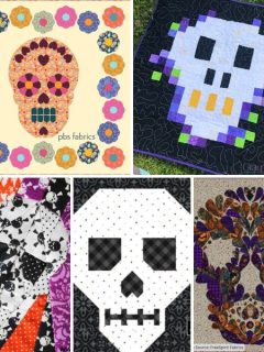 Skull Quilt Patterns Roundup Featured Cover