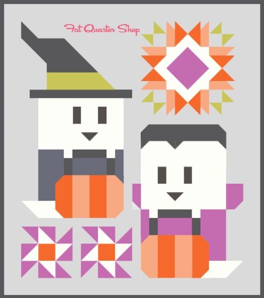 Spooky and Sweet Quilt Along - free quilt pattern