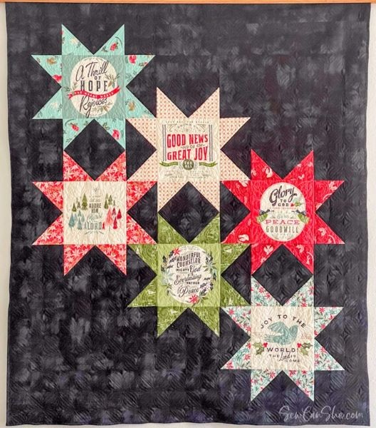 Square Panel Star - free quilt pattern