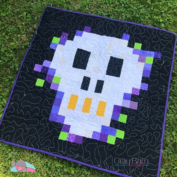 Sugar Skull - free quilt pattern