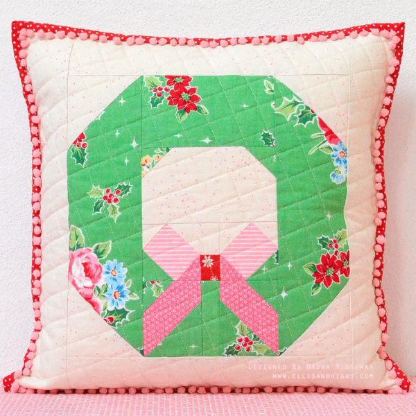'Tis the Season Pillow by Nadra Ridgeway - etsy