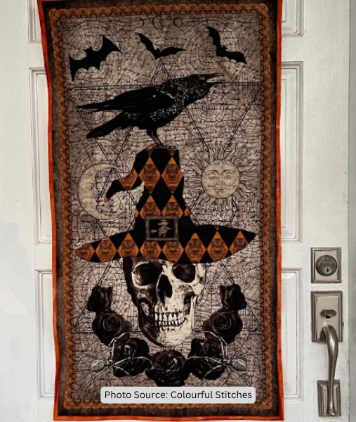 Witch Quilt Idea from Colourful Stitches