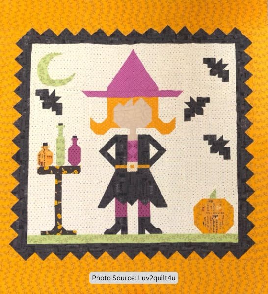 Witch Quilt Idea from Luv2quilt4u