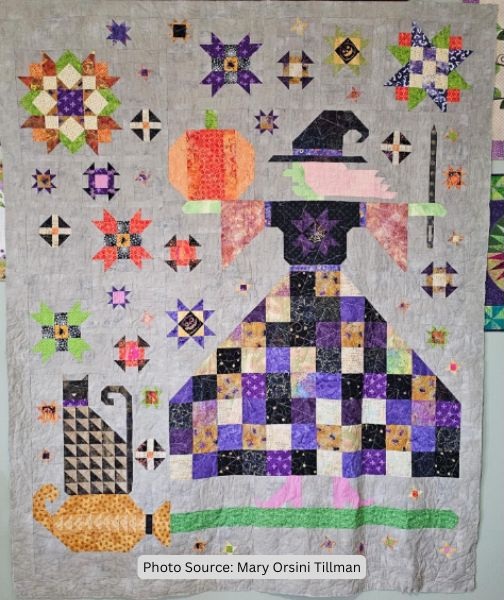 Witch Quilt Idea from Mary Orsini Tillman