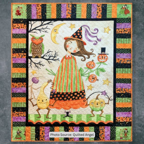 Witch Quilt Idea from Quilted Angel