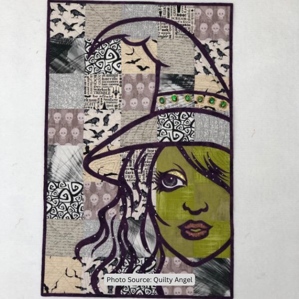 Witch Quilt Idea from Quilty Angel