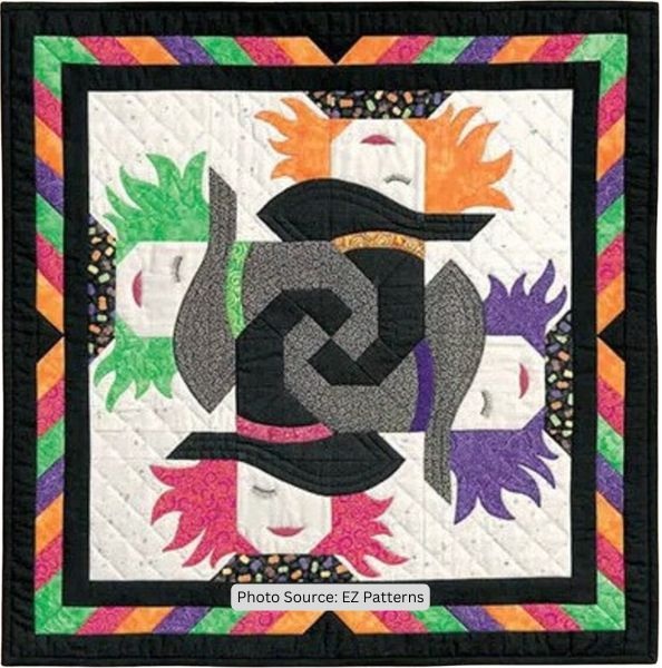 Witch Way Table Topper Quilt Pattern - etsy