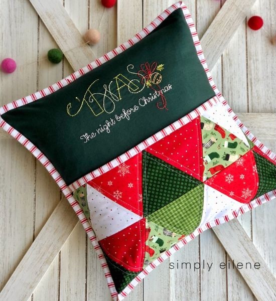 ‘Twas the Night Pillow Quilt Pattern - etsy