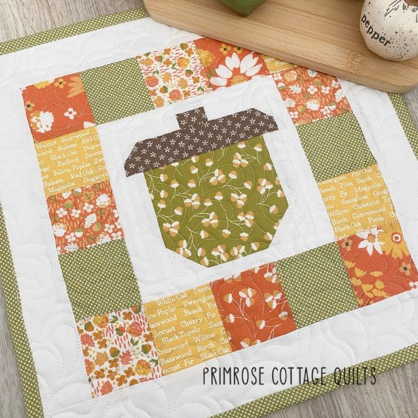 A is for Acorn Quilt Pattern - etsy