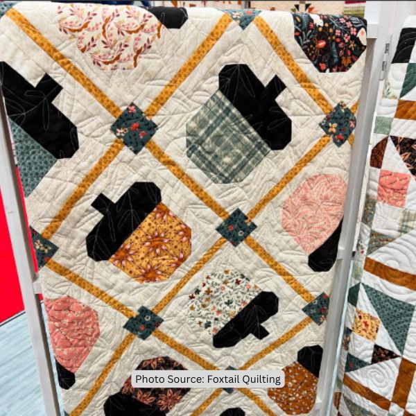 Acorn Quilt Idea from Foxtail Quilting