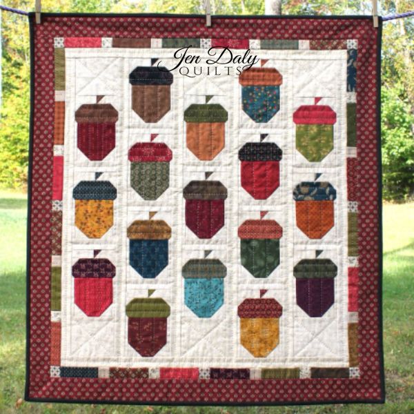 Acorn Quilt Idea from Jen Daly Quilts