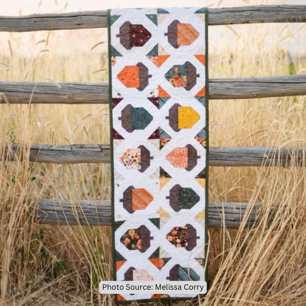 Acorn Quilt Idea from Melissa Corry