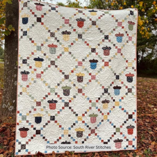Acorn Quilt Idea from South River Stitches